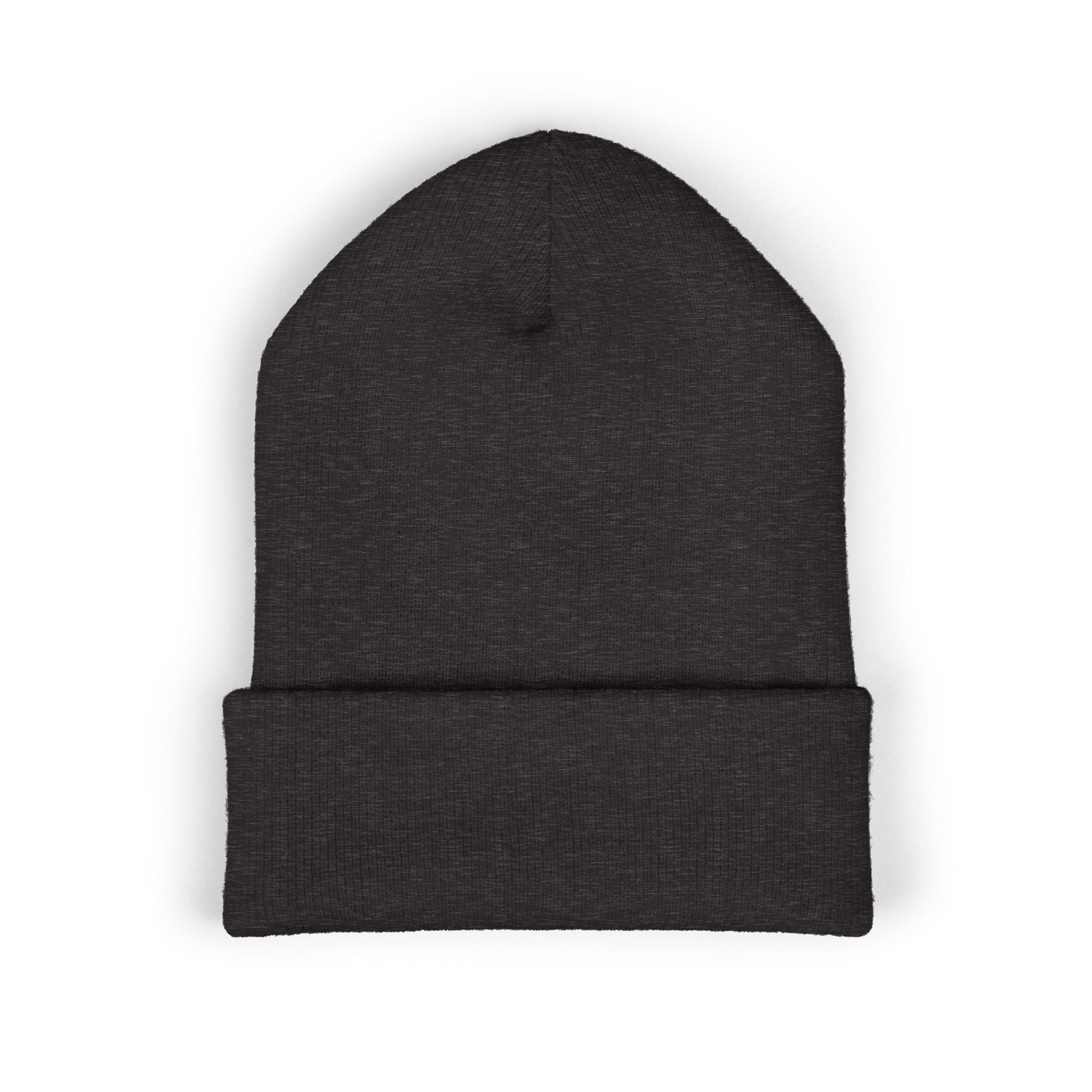 Embroidered "Smash Grounded" Cuffed Beanie — Streetwear Knit Hat