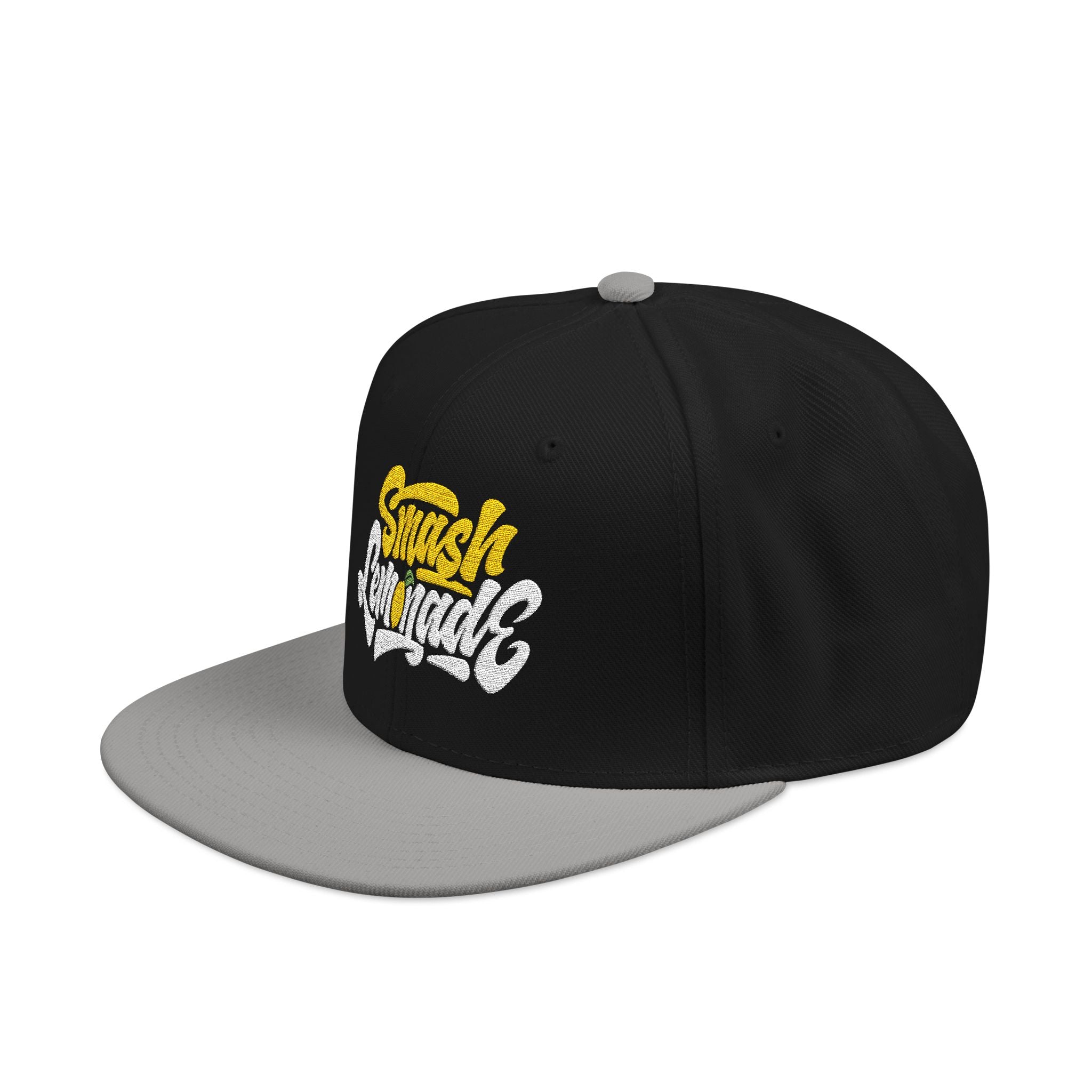 Embroidered Snapback Hat — Street Script Logo Cap