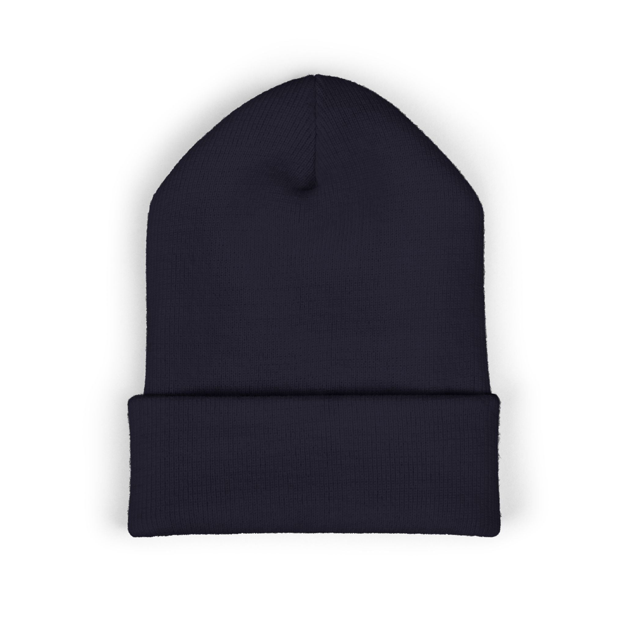 Embroidered "Smash Grounded" Cuffed Beanie — Streetwear Knit Hat