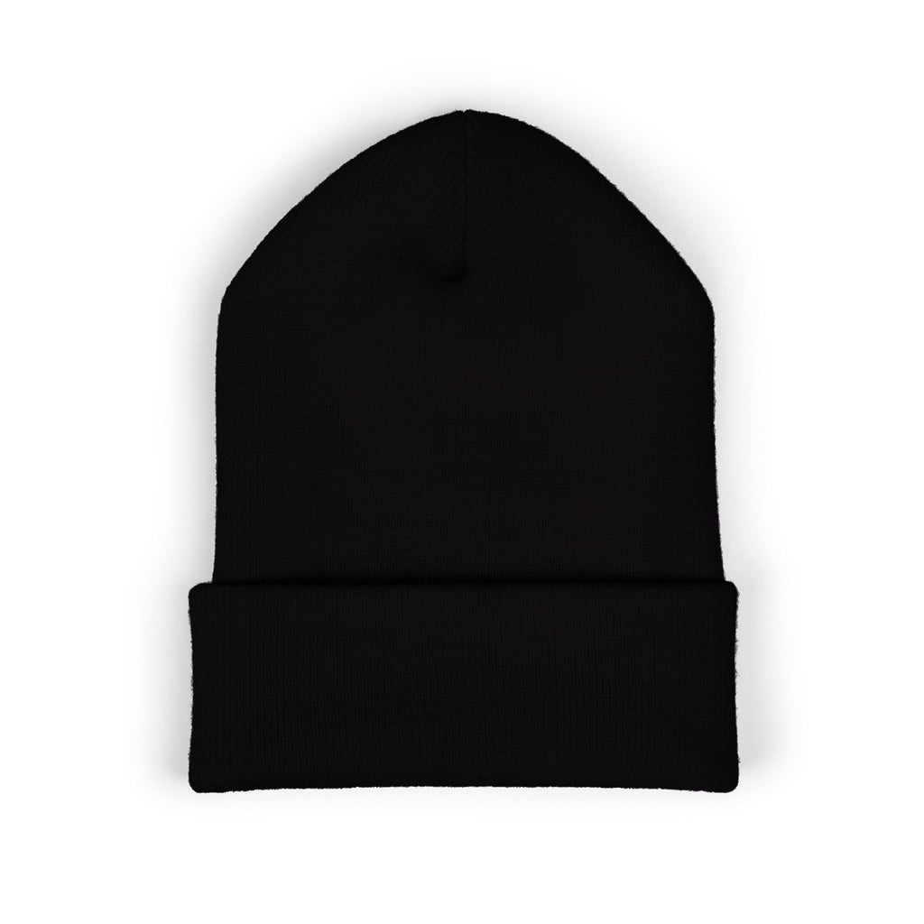 Embroidered "Smash Grounded" Cuffed Beanie — Streetwear Knit Hat