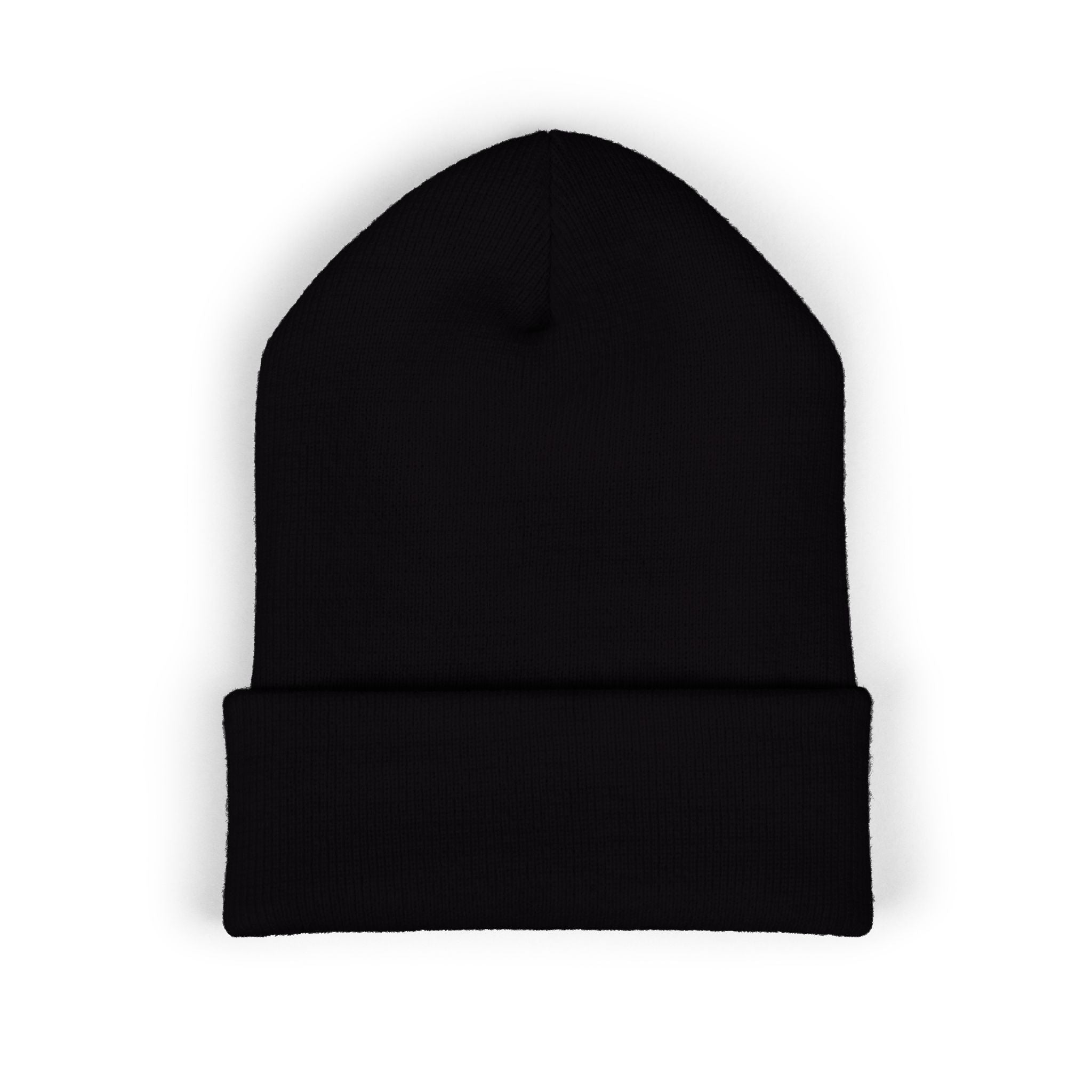 Embroidered "Smash Grounded" Cuffed Beanie — Streetwear Knit Hat