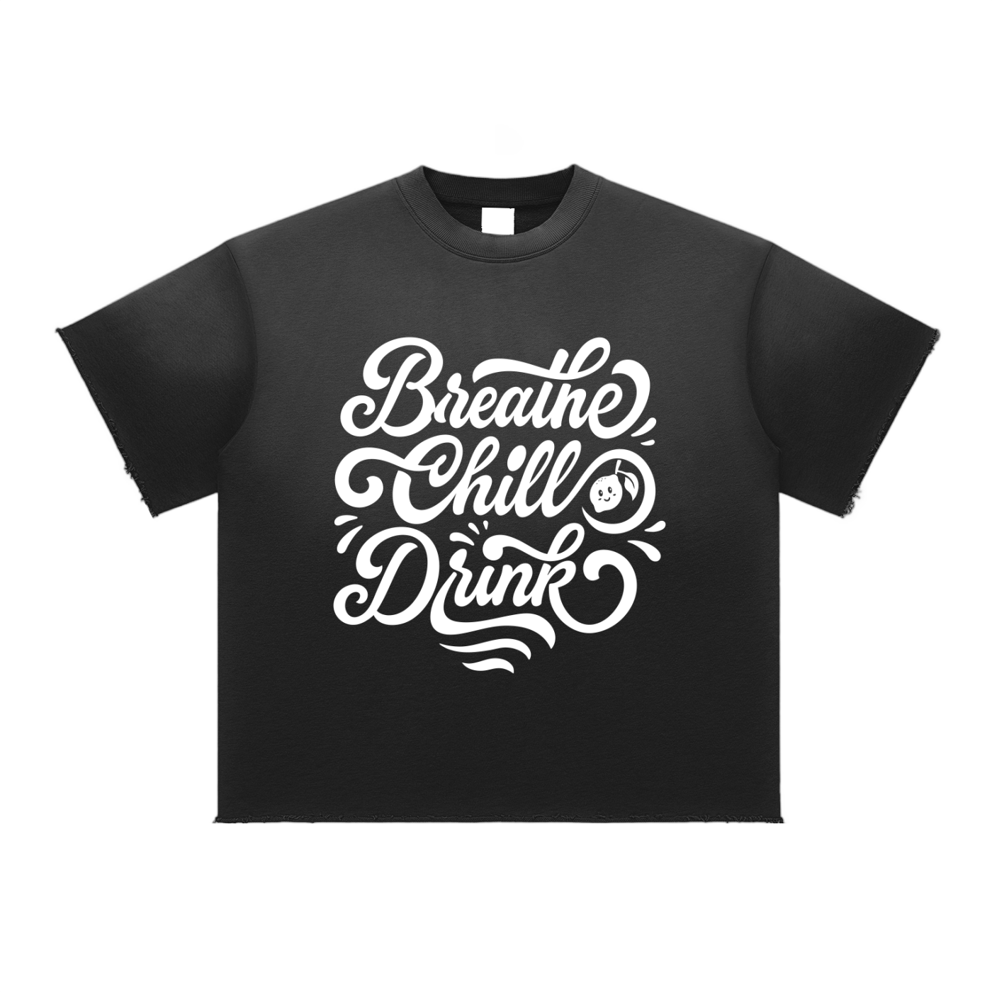 Sun Fade Raw Edge T-Shirt